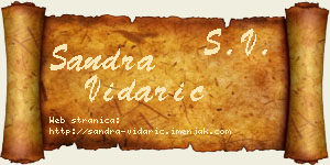 Sandra Vidarić vizit kartica